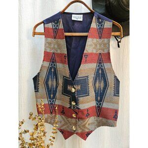 Vintage Brittany Nicole 80s Southwestern Westrn Rodeo Yellowstone Cowgirl Size L